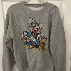 Urban Outfitters Vintage Mickey and Friends Christmas Sweatshirt - Size Medium